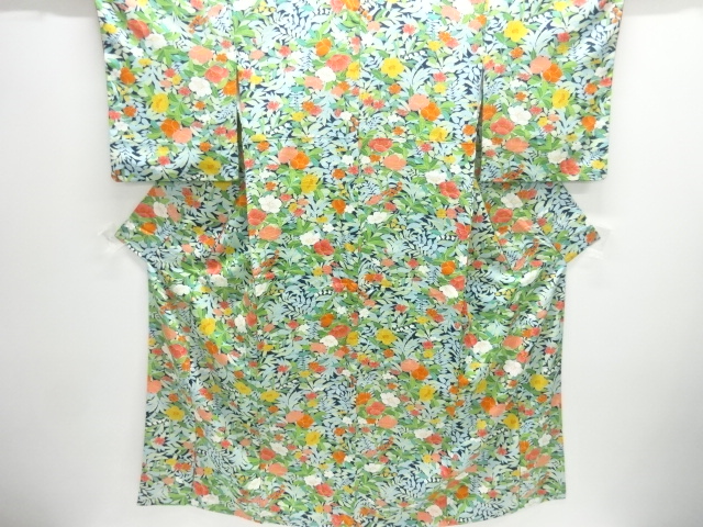 JAPANESE KIMONO / KOMON / FLOWER 
